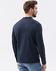 bluzy męskie Bluza męska rozpinana bez kaptura - granatowa V2 B1071 4