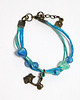 bransoletki na sznurku Bransoletka - Skuter - sznureczki, niebieska 1