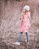 bluzy dla dziewczynki Płaszcz dziecięcy łososiowy 5