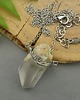 naszyjniki - inne Naszyjnik Talizman kryształ górski wire wrapping 5