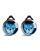 klipsy BLUE CAT klipsy dla eleganckiej kobiety 2