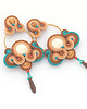 kolczyki soutache Jesienne boho 1