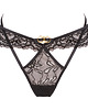 majtki damskie Ozdobne stringi Black Rose 5