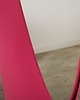 lustra stojące i wiszące Lustro Lipstick różowe, włoski design, lata 70, Rodolfo Bonetto 5