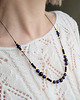 chokery Naszyjnik- regulowana długość- z lapis lazuli 2