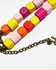 korale Kolorowe, drewniane korale - długie 2