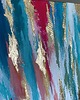 obrazy Kolorowy obraz abstrakcyjny "Rainbow" 70x140 cm - ręcznie malowany 2