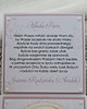 zaproszenia i kartki na ślub Personalizowana i elegancka  kartka ślubna z niespodzianką oraz życzeniami 8