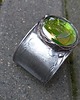 bransoletki wire wrapping Na zielono - bransoletka regulowana 3