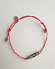 bransoletki na sznurku Bransoletka BOHO sznurkowa czerwona, jaspis dalmatyński, hematyt 3