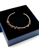 bransoletki wire wrapping Bransoleta mankietowa  z turmalinem i onyksem 5