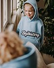 bluzy dla chłopców Bluza oversize Blue Bejbistory 4