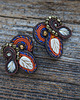 kolczyki soutache Kolczyki soutache Jesienny liść 3