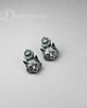 kolczyki wire wrapping Gwiezdne kotki 7