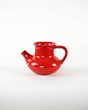 czajniki i dzbanki Dzbanek ceramiczny czerwony, duński design, lata 60, produkcja: Dania 2