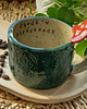 kubki Ceramiczny kubek handmade z napisem " Chodź w Bieszczady" i muchomorem 1