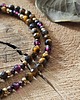 chokery Choker z tygrysim okiem, granatem hematytem 2