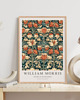 plakaty PLAKAT dekoracyjny ,kwiaty  William Morris, wystawowy 2