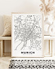 plakaty Plakat Monachium mapa 5