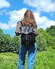 plecaki "Nakama" Plecak czarny / aksamit z ekoskórą 5