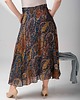 spódnice midi Spódnica midi z wiskozy i jedwabiu 2