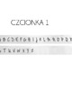 srebrne naszyjniki Personalizowany naszyjnik z literką blaszka 12 mm i fakturowana blaszka 3