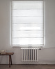 zasłony Lniana roleta rzymska heavy PURE WHITE 1