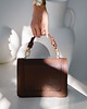 torby na ramię GLOW BAG - skórzana torebka - brąz orzechowy 4