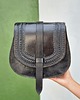 torby na ramię Torebka skórzana ręcznie robiona góralska Rosa na ramię skóra czarna 2