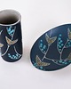 wazony Zestaw ceramiczny, duński design, lata 70, Backhausen & Brandborg, S 4