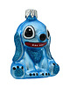 bombki Bombka choinkowa szklana ręcznie malowana: Stitch: błękitny 1