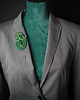 broszki Zelona broszka soutache 1