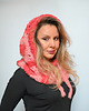 czapki damskie Balaclava alpaka  i jedwab handmade, ręcznie szydełkowana zimowa kominiarka 2