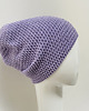 czapki damskie Czapka całoroczna przejściowa cienka bawełna s/m lawenda 3