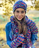 czapki damskie Czapka MERINO 50% EXPLORER "Pokojowe granaty" 1
