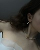 kolczyki pozłacane Kolczyki z różowego złota z kokardkami i perłami SWAROVSKI CRYSTAL 2