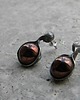kolczyki wire wrapping Lustrzane owocki - sztyfty 1