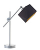 lampy stołowe Czarna lampa biurkowa z regulowanym ramieniem BELO GOLD 6