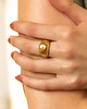pierścionki złote Pierścionek Stellare pozłacany 18k złotem 2