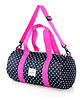 torby i nerki męskie Torba DUFFEL BAG Granatowy Pola Dot 1