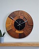 zegary Zegar ścienny z Drewna -  Cichy Mechanizmp 5