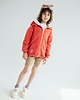 bluzy dla dziewczynki Bluza z kapturem z uszami jelonka dla dziecka czerowna 4