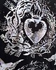 t-shirt damskie Koszulka  z sercem  s m 1
