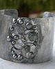 bransoletki z kamieni naturalnych Prehnit   - BRANSOLETA MANKIET  CUFF 2