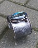 bransoletki wire wrapping Niebiesko - bransoletka regulowana 3