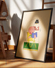 grafiki i ilustracje Plakat - Relaks z książką - Nowoczesna ilustracja w stylu Bauhaus 3