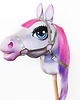 zabawki - inne Hobby horse, konik z koroną - koń na patyku 3