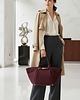 torebki do ręki Torba trapezowa na ramię - LS07 bordo 4