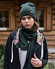 czapki damskie Czapka w kolorze zielonym 2