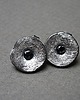 kolczyki wire wrapping Kapsle black- sztyfty 1